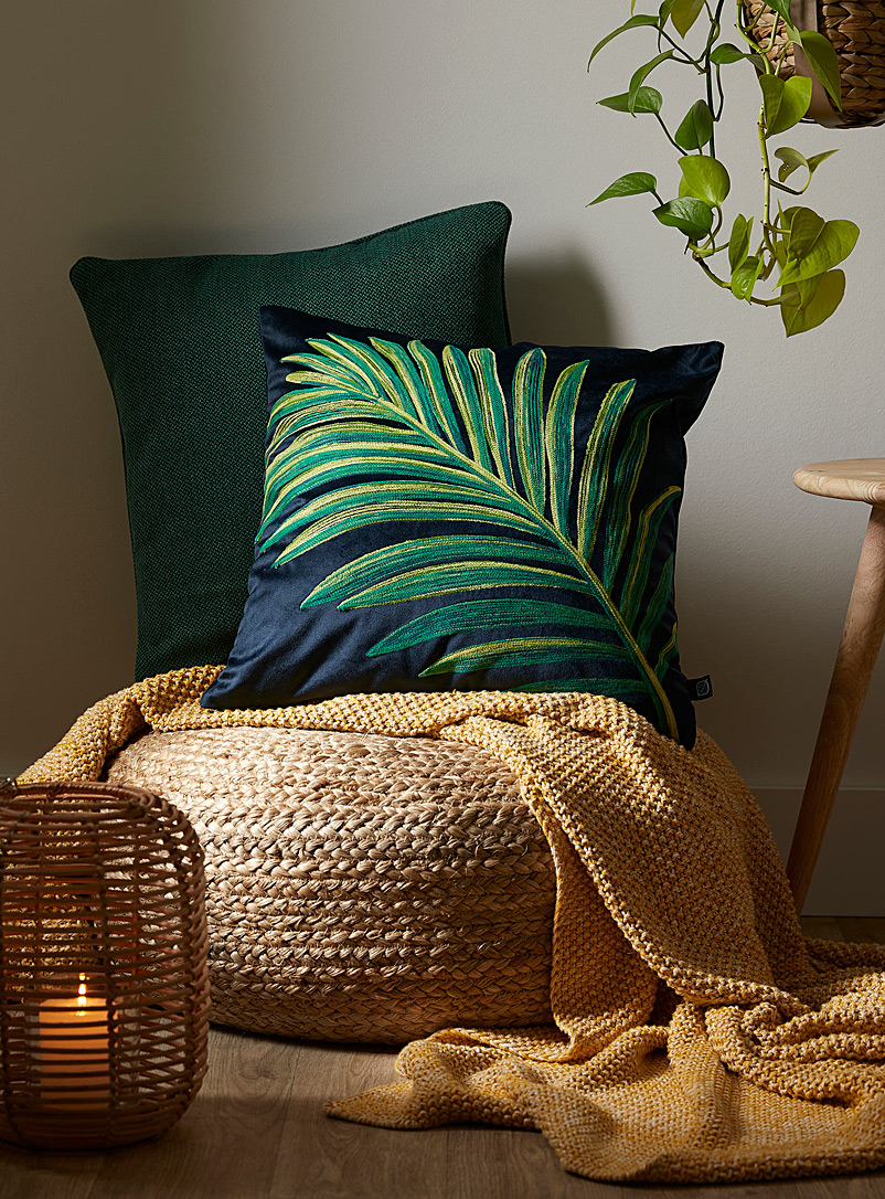 Simons Maison Assorted Palm frond cushion 45 x 45 cm
