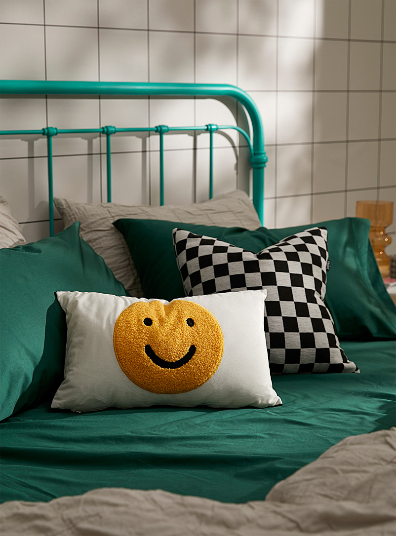 Simons Maison Assorted Smiley face cushion 30 x 50 cm