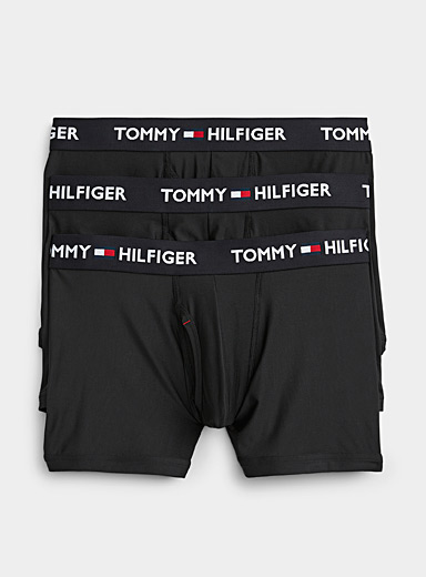 Tommy Hilfiger 3 Pack Underwear Cotton Classic Boxer Brief Black NEW
