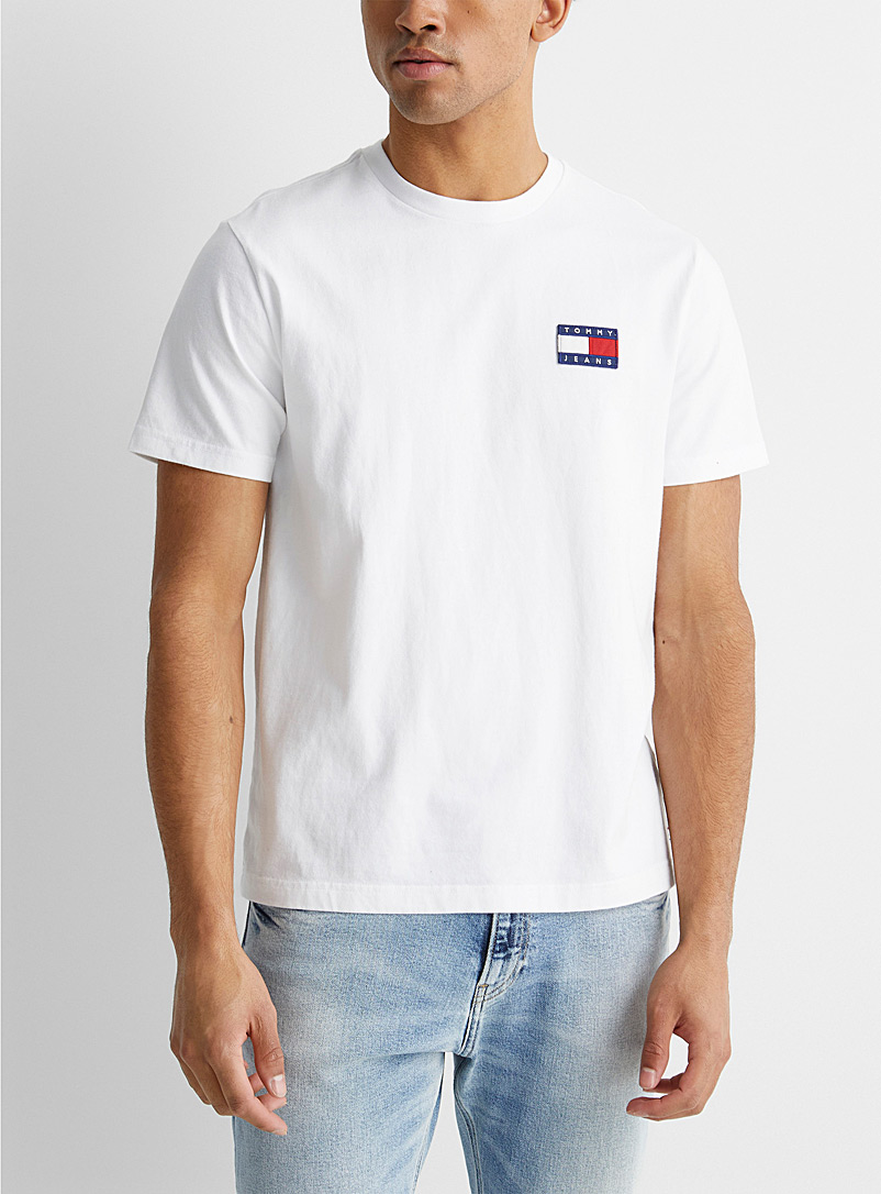 White Tommy Jeans Tshirt Online, 58% OFF | www.hcb.cat