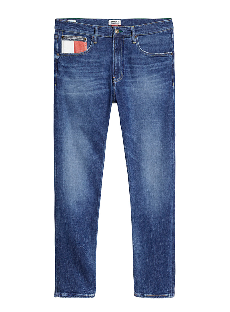 Recycled cotton blue jean Slim fit 