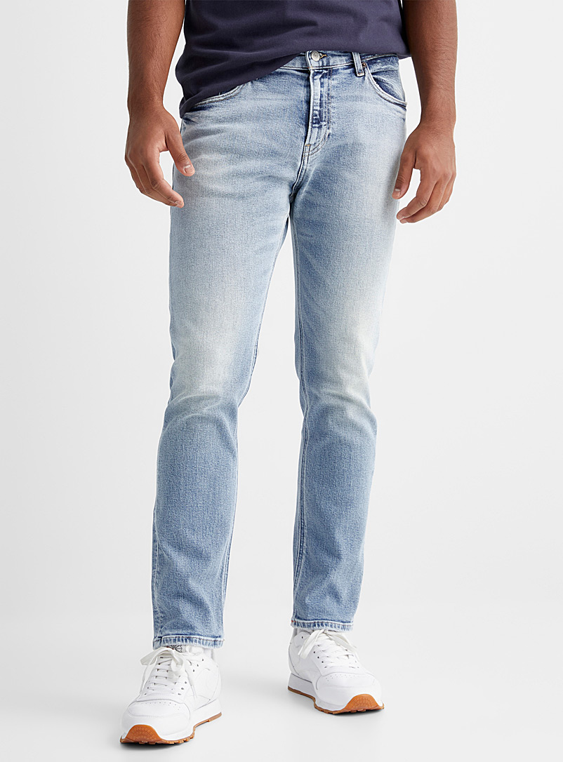 Faded bleached jean Straight fit 