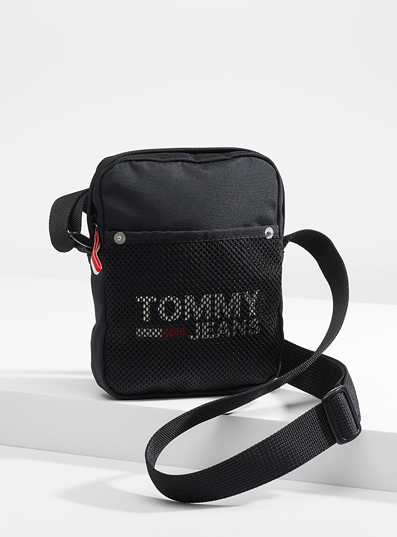 tommy hilfiger black shoulder bag
