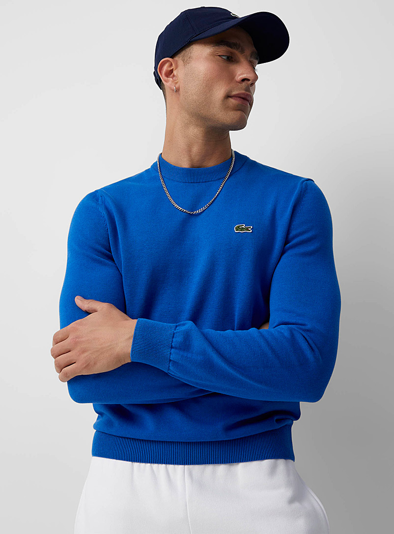 Croc emblem crew-neck sweater | Lacoste | Shop Men's Crew Neck Sweaters ...
