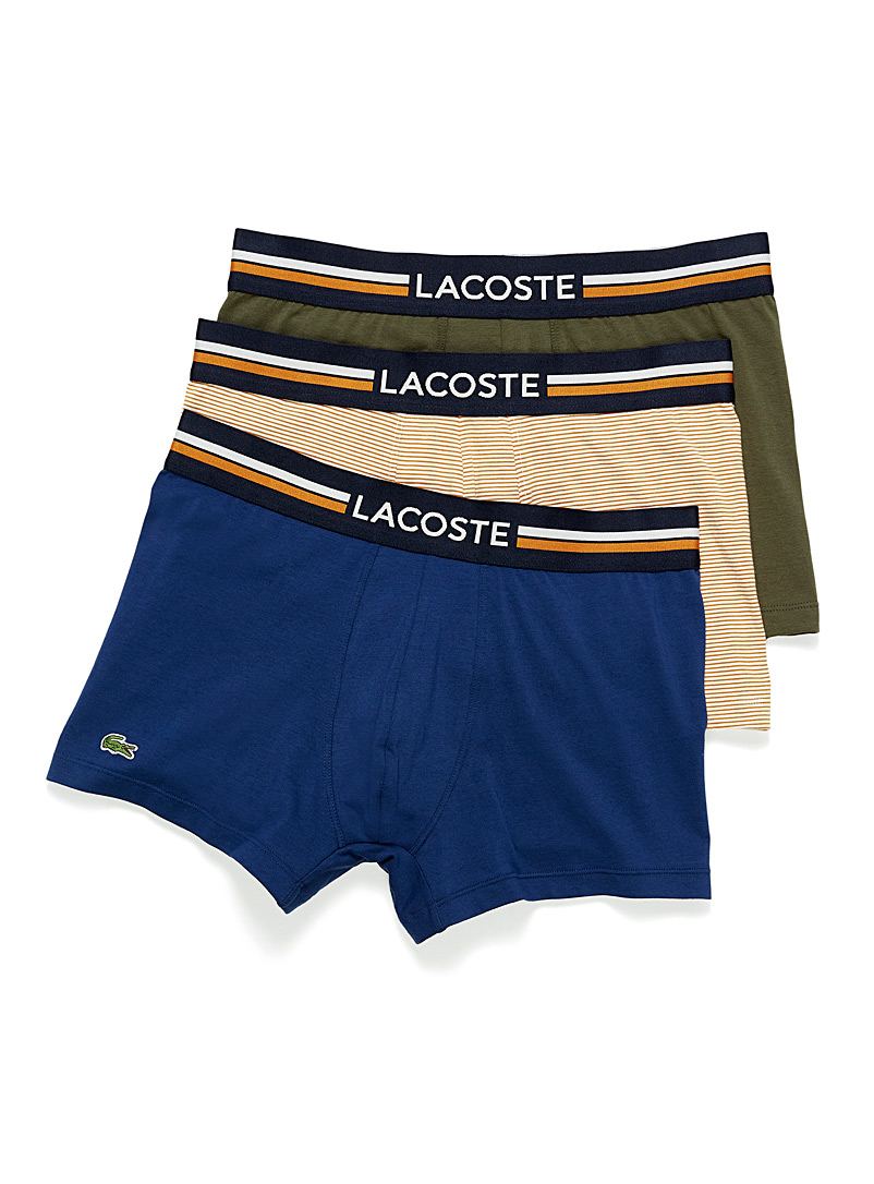 lacoste 3 pack trunks