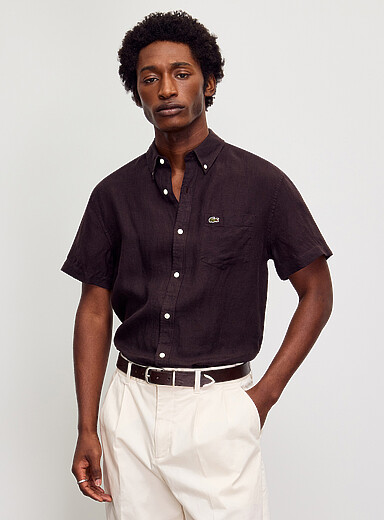 La chemise pur lin &eacute;pur&eacute;e <b>Coupe r&eacute;guli&egrave;re</b>