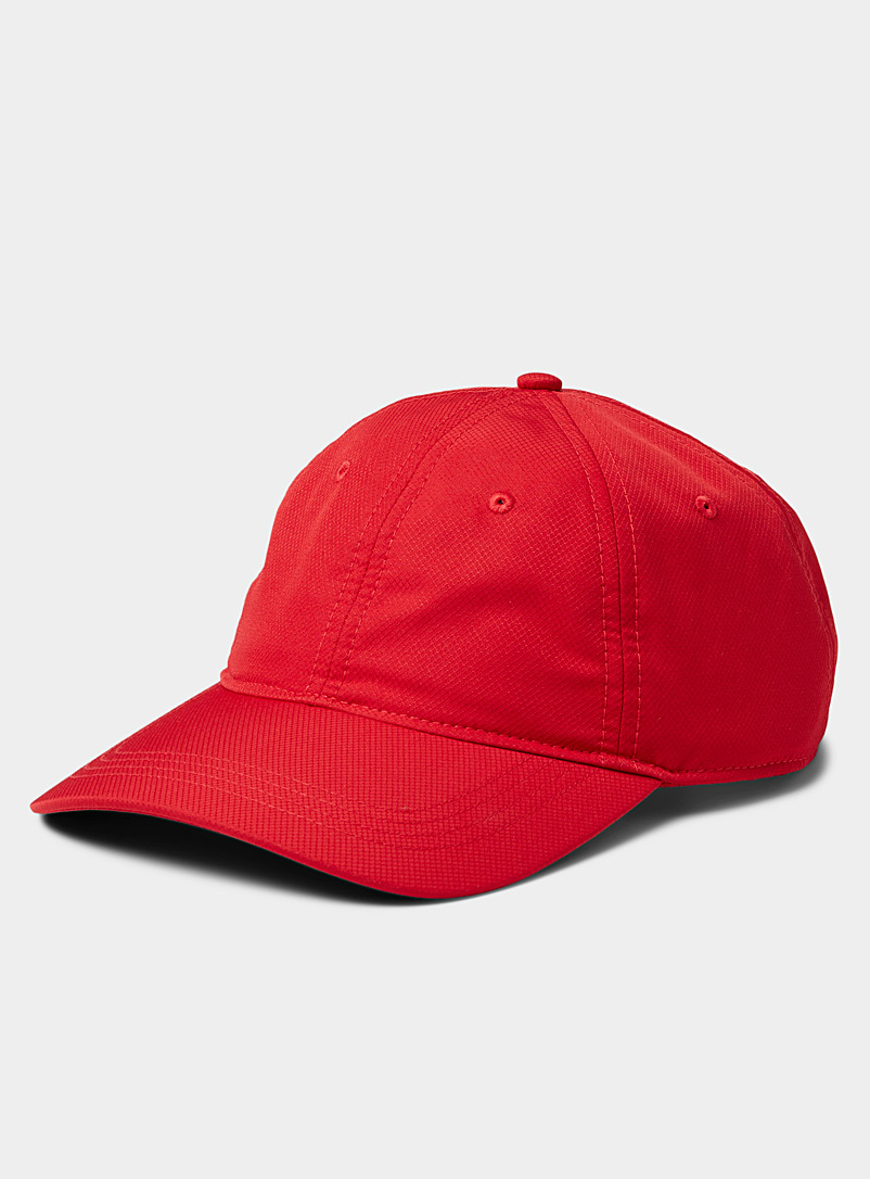 Lacoste Red Croc side-logo cap for men