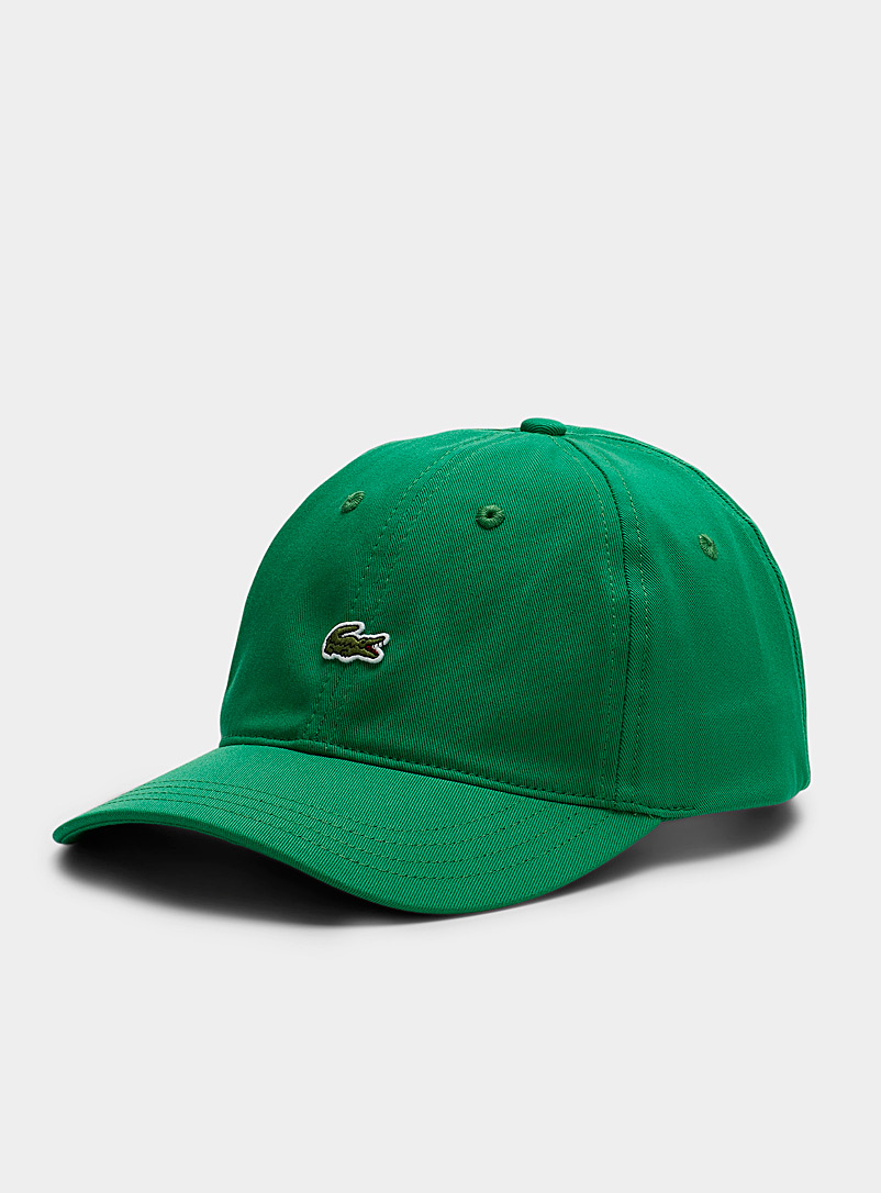 Lacoste Green Small croc cap for men