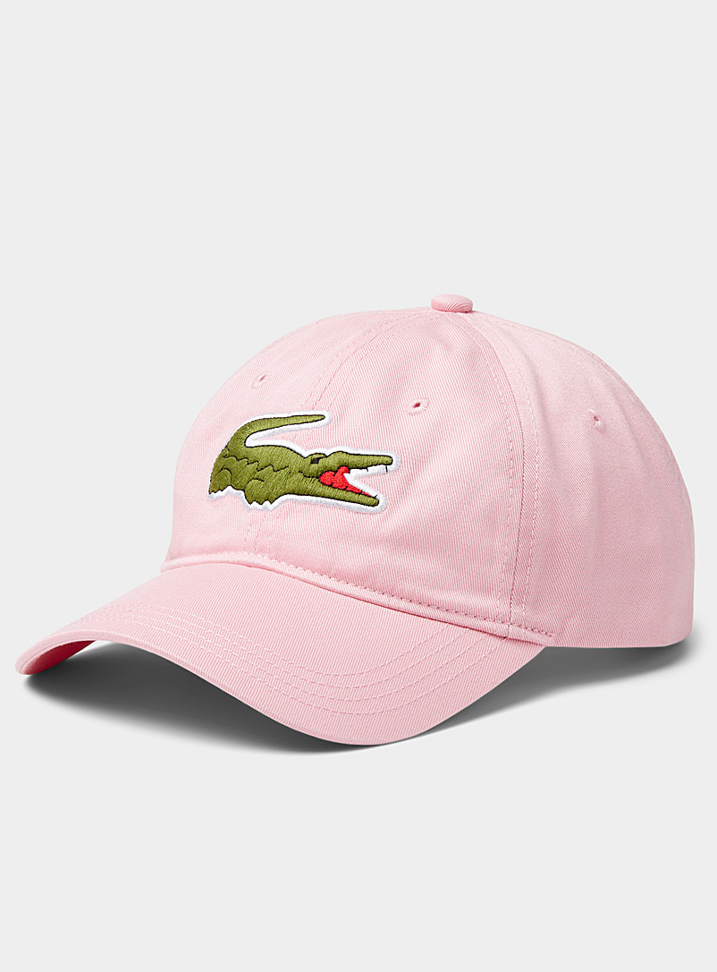 Lacoste Pink Large croc cap for men