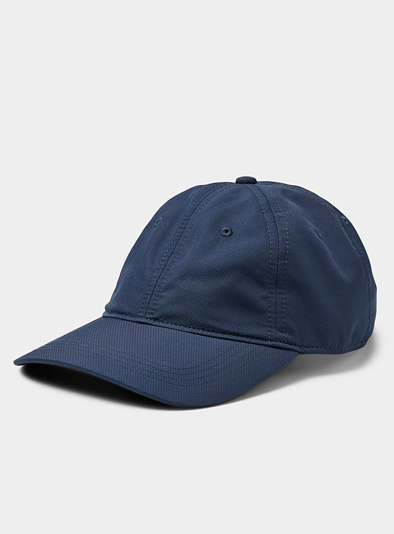 Lacoste Marine Blue Twill croc ripstop cap for men