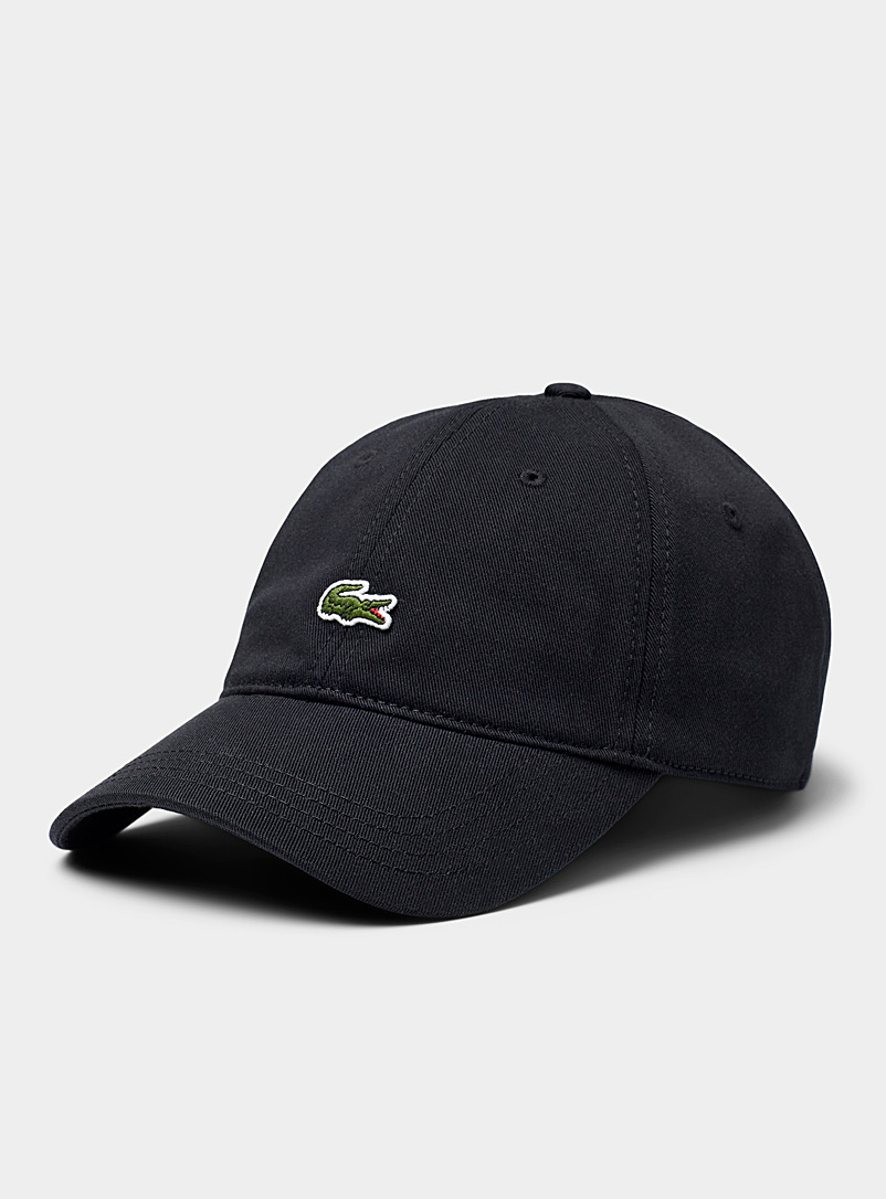 Lacoste: La casquette logo croco Noir pour homme