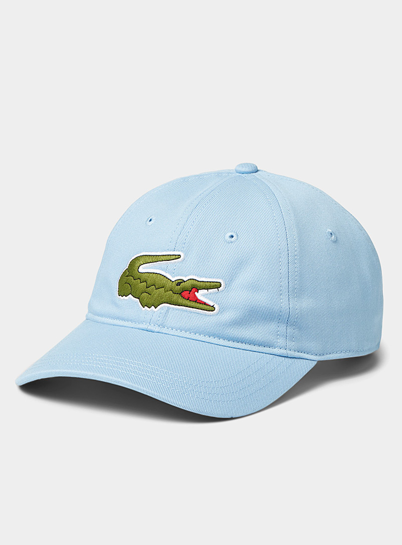 Lacoste Baby Blue Large croc cap for men