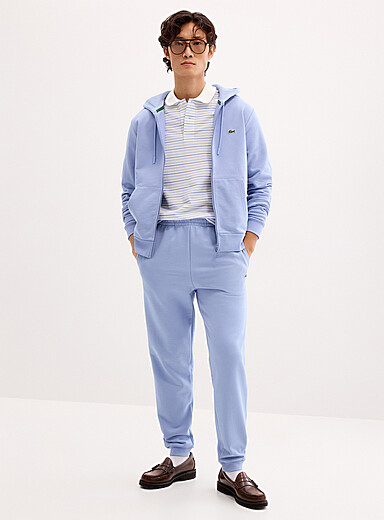 Le jogger envers ratin&eacute; logo croco