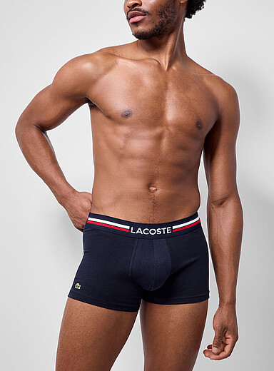 3" striped-band stretch trunk Cotton