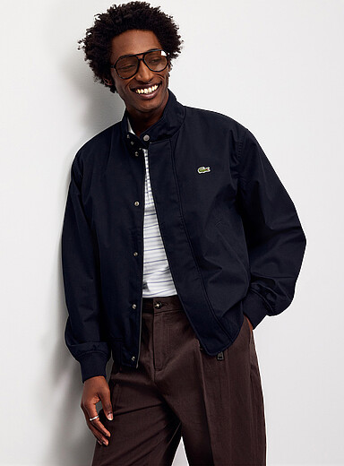 Croc logo Harrington jacket