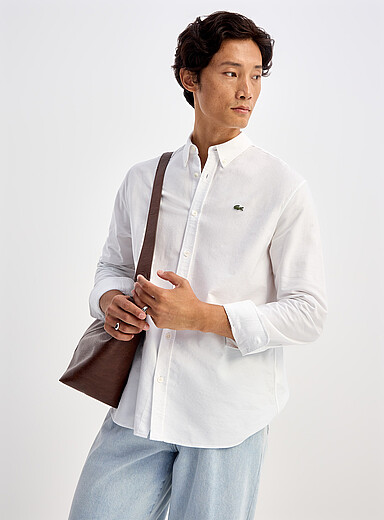 La chemise oxford unie <b>Coupe r&eacute;guli&egrave;re</b>