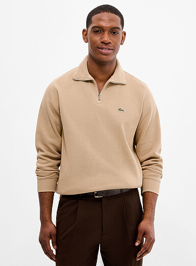 Le sweat col montant zipp&eacute;