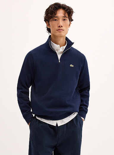Le sweat col montant zipp&eacute;