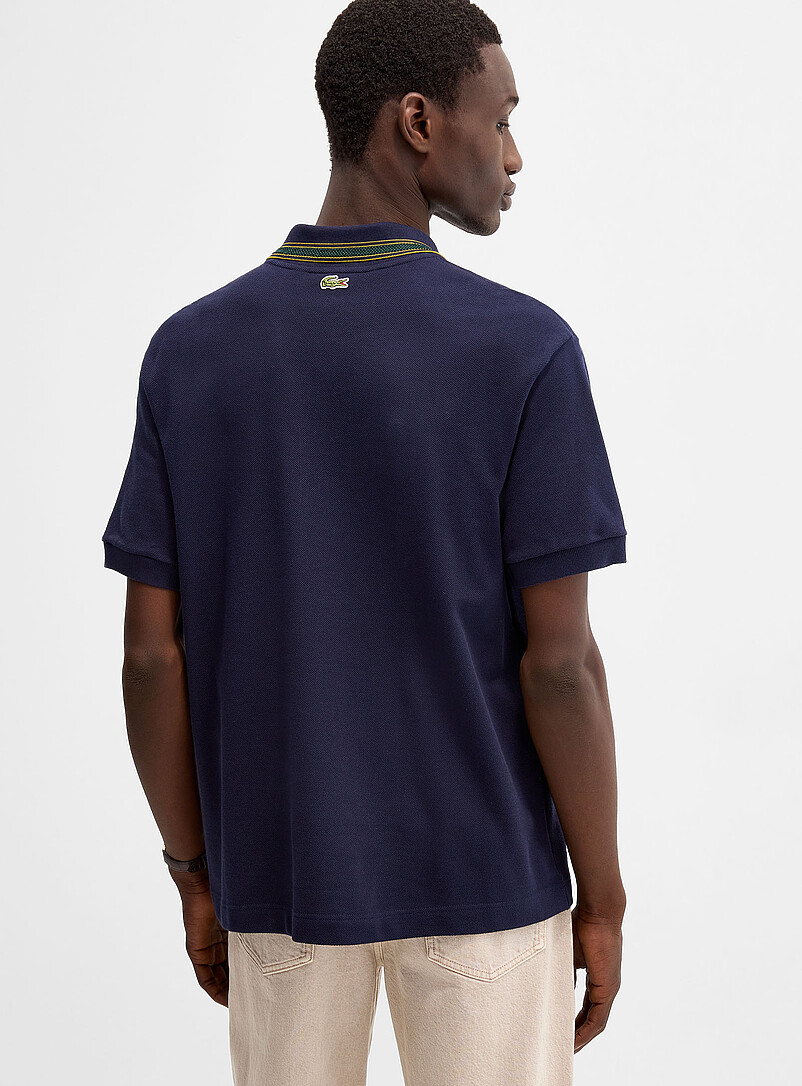 naipi634 24ss EMBLEM POLO ネイビー　Lサイズ Preppy-emblem piqué polo | Lacoste | | Simons