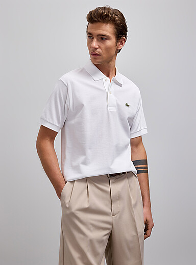 Le polo piqu&eacute; croco <b>Coupe classique</b>