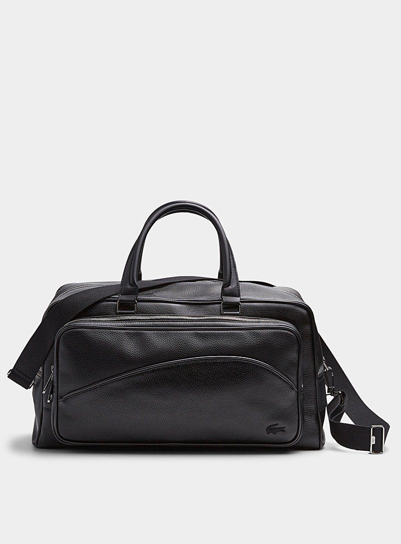 Lacoste Black Angy weekend bag for men
