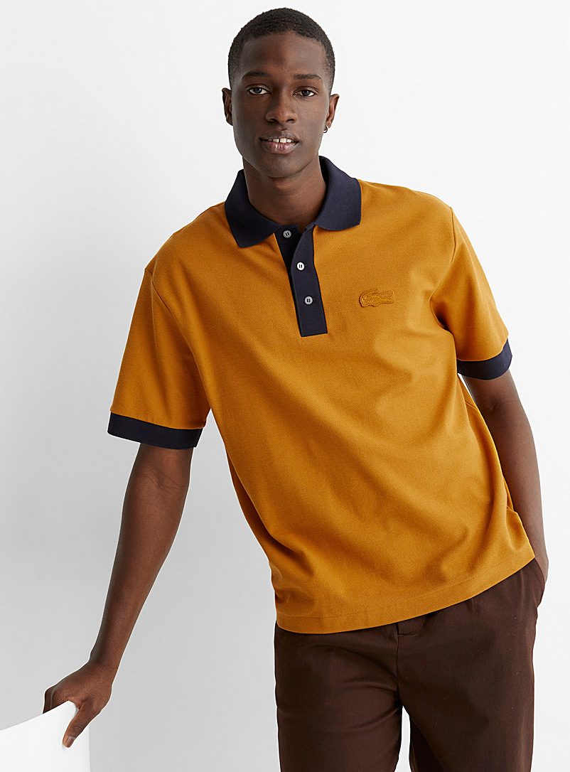 Two-tone accent polo | Lacoste | Shop Men's Logo Tees & Graphic T ...