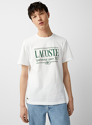 Sportswear 1933 T-shirt | Lacoste | Shop Men's Logo Tees & Graphic T ...