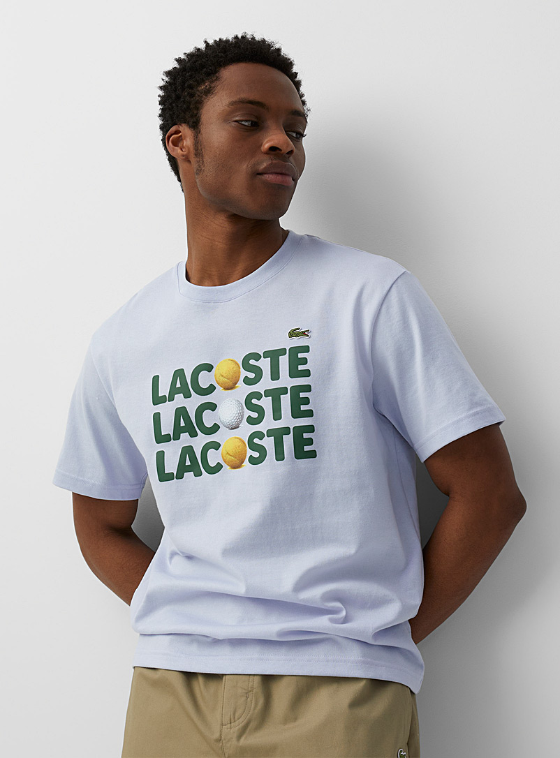 Lacoste Baby Blue Sporty logo T-shirt for men