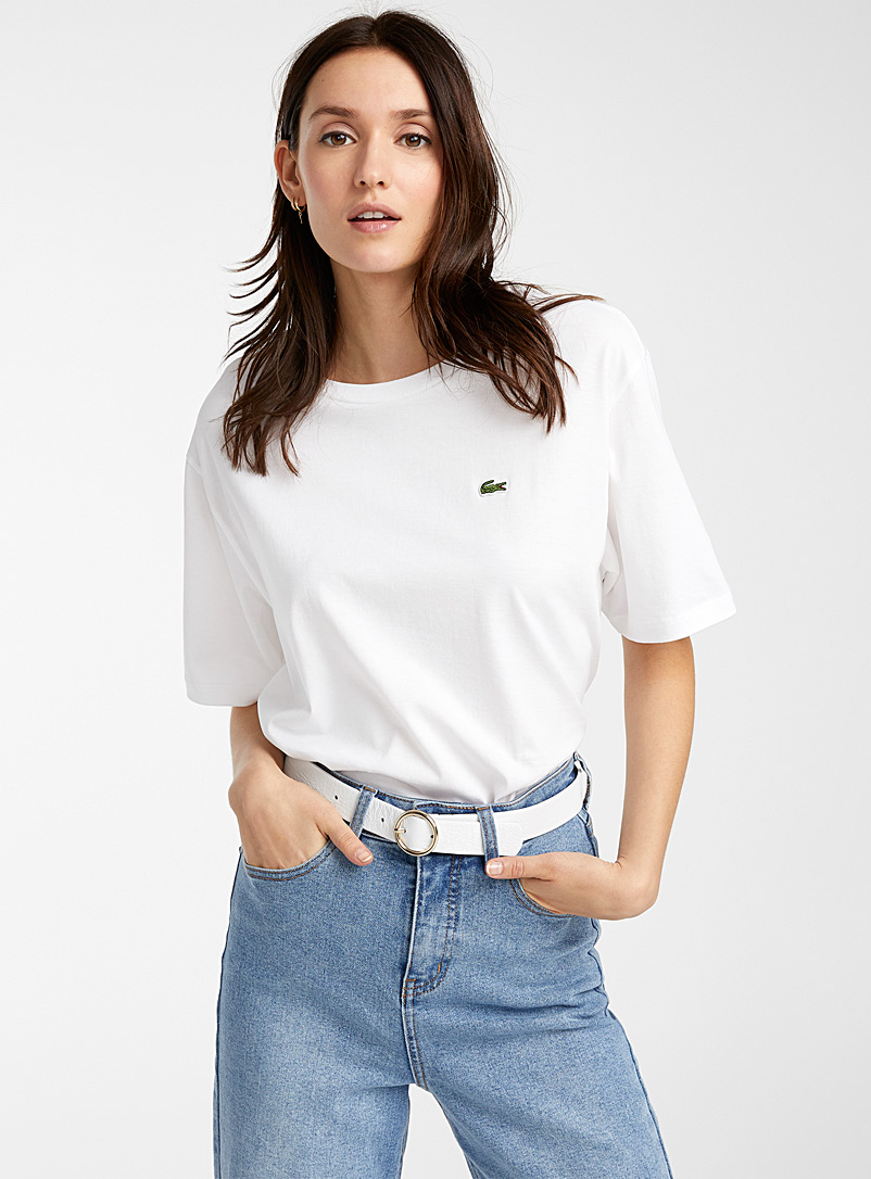 cotton round-neck T-shirt Lacoste | Women's Short-Sleeve T-shirts | Simons