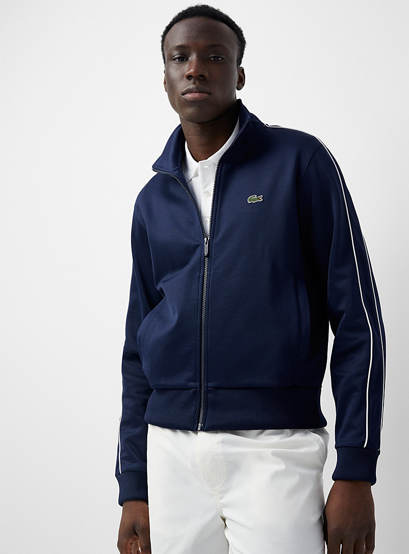 Lacoste Marine Blue Piqué sports jacket for men