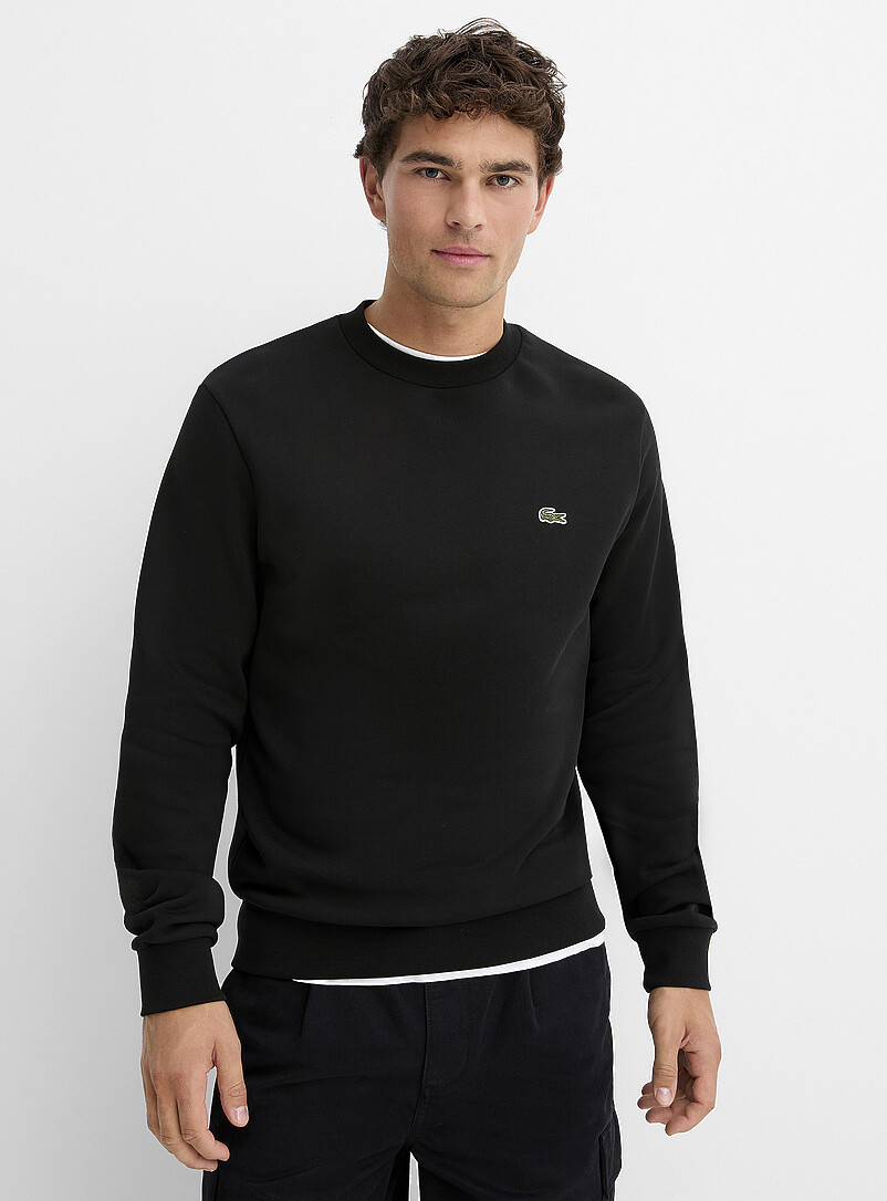 Croc logo crew-neck sweatshirt | Lacoste | | Simons