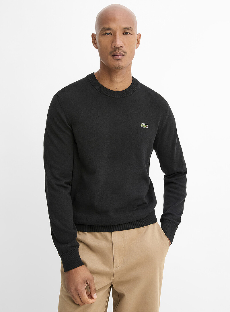 Croc emblem crew-neck sweater product image (primary)
