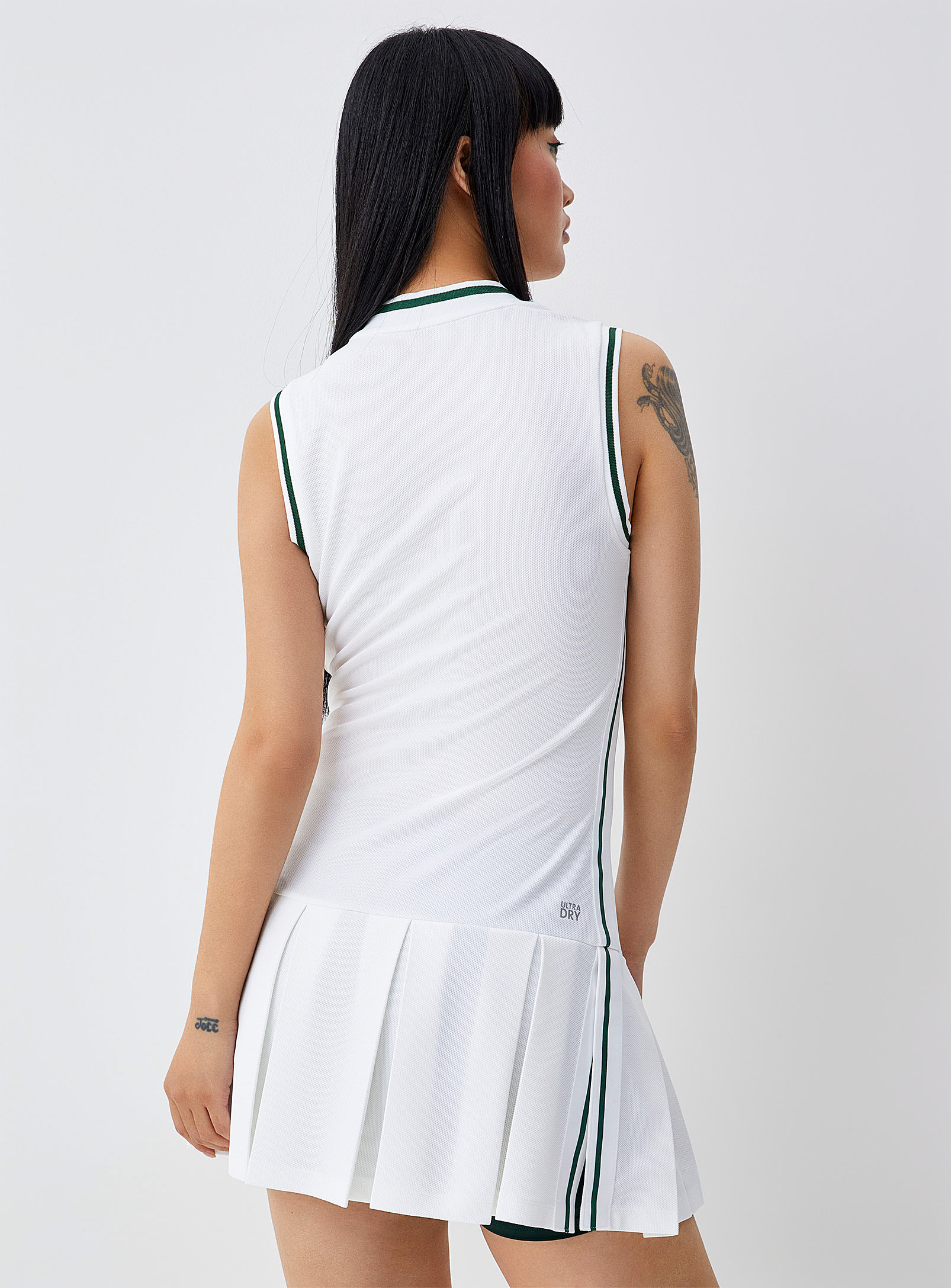 Lacoste - La robe tennis bandes rayées