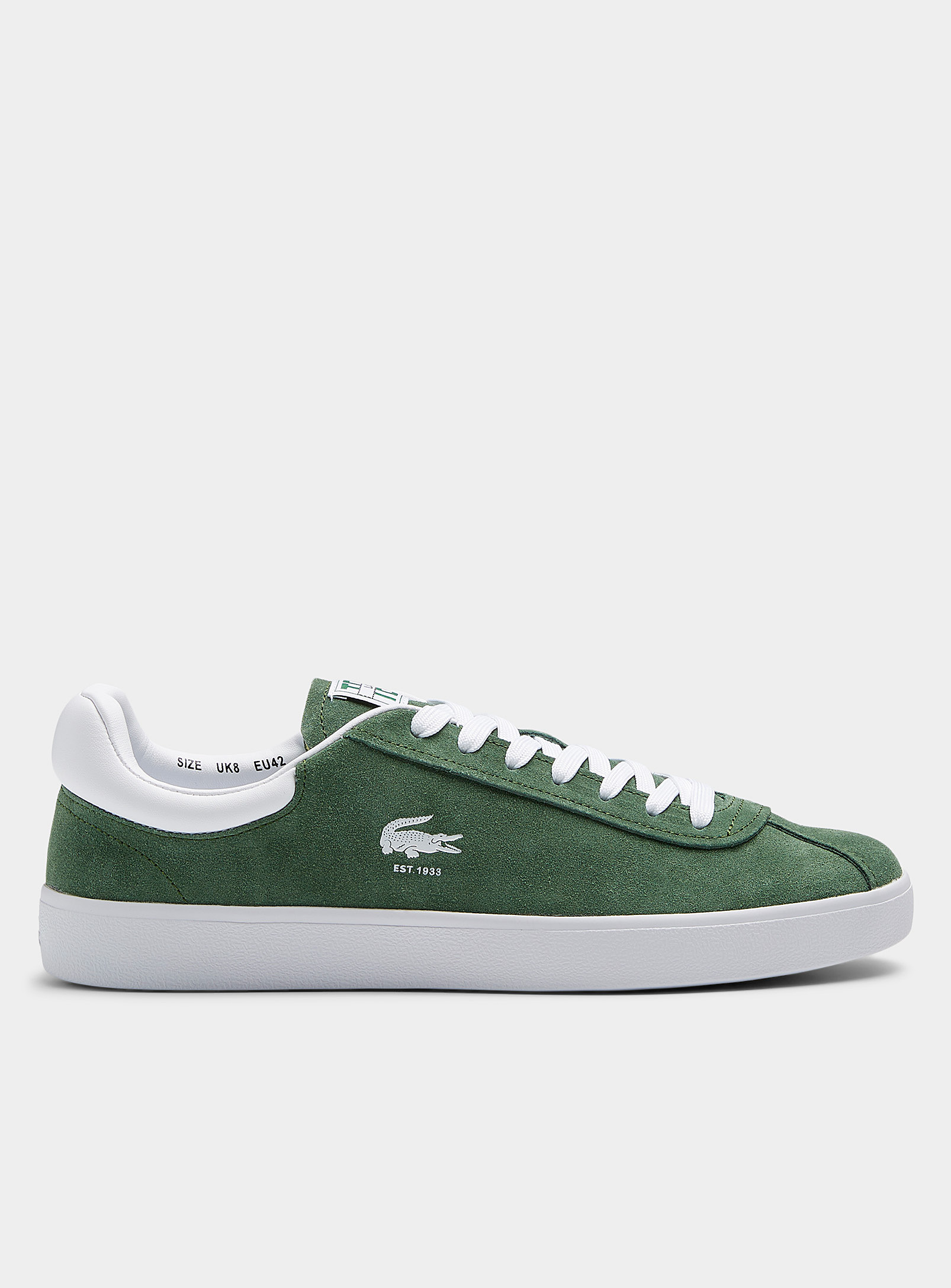 Lacoste Baseshot Sneakers Men In Green