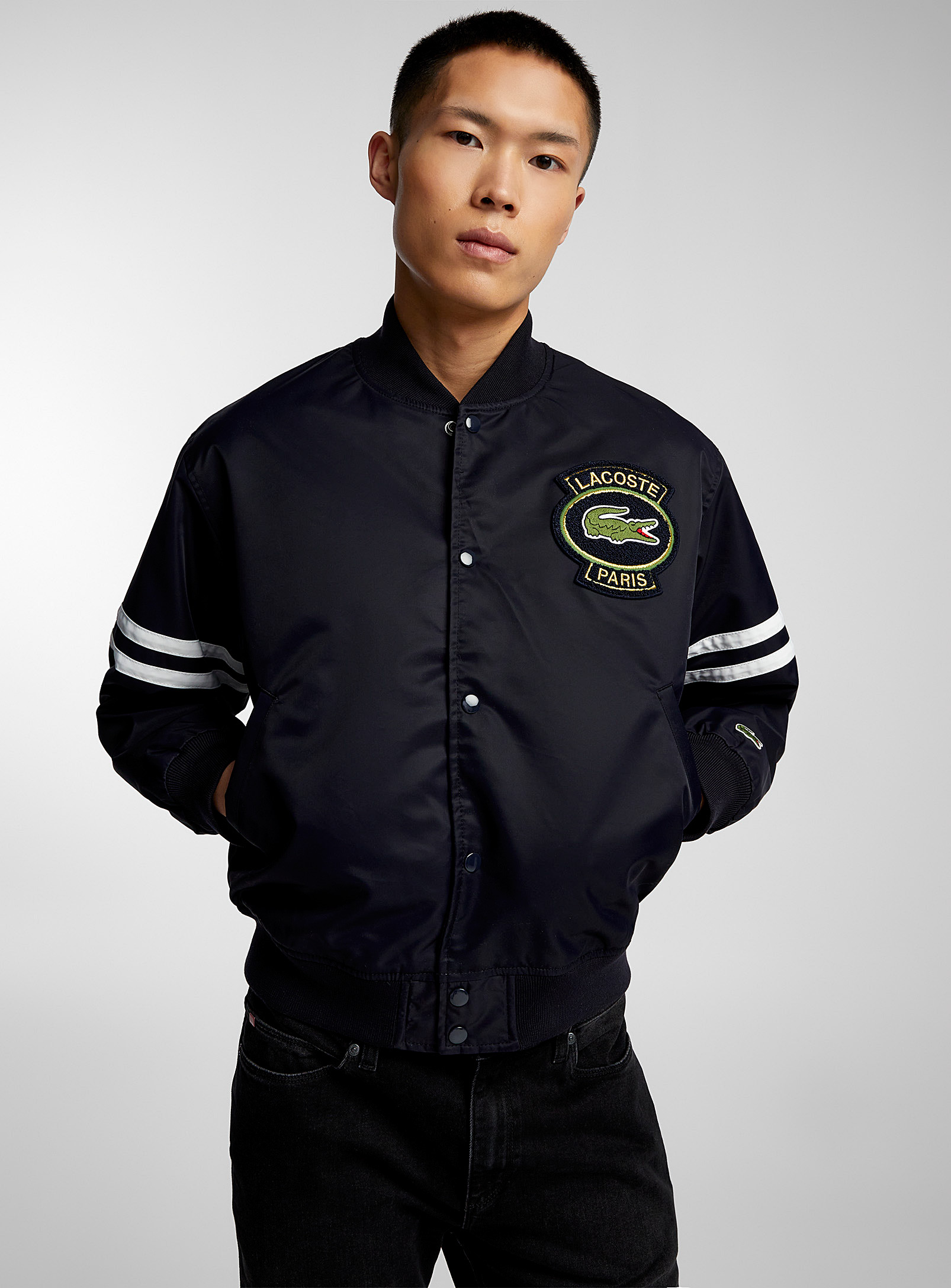 Lacoste - Men's Team athletic bomber jacket
