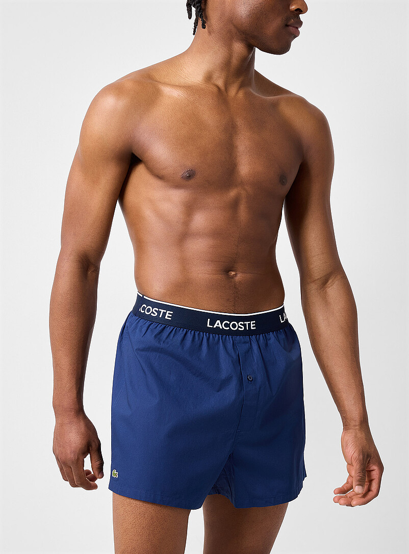Blue Hue Poplin Boxer Cotton