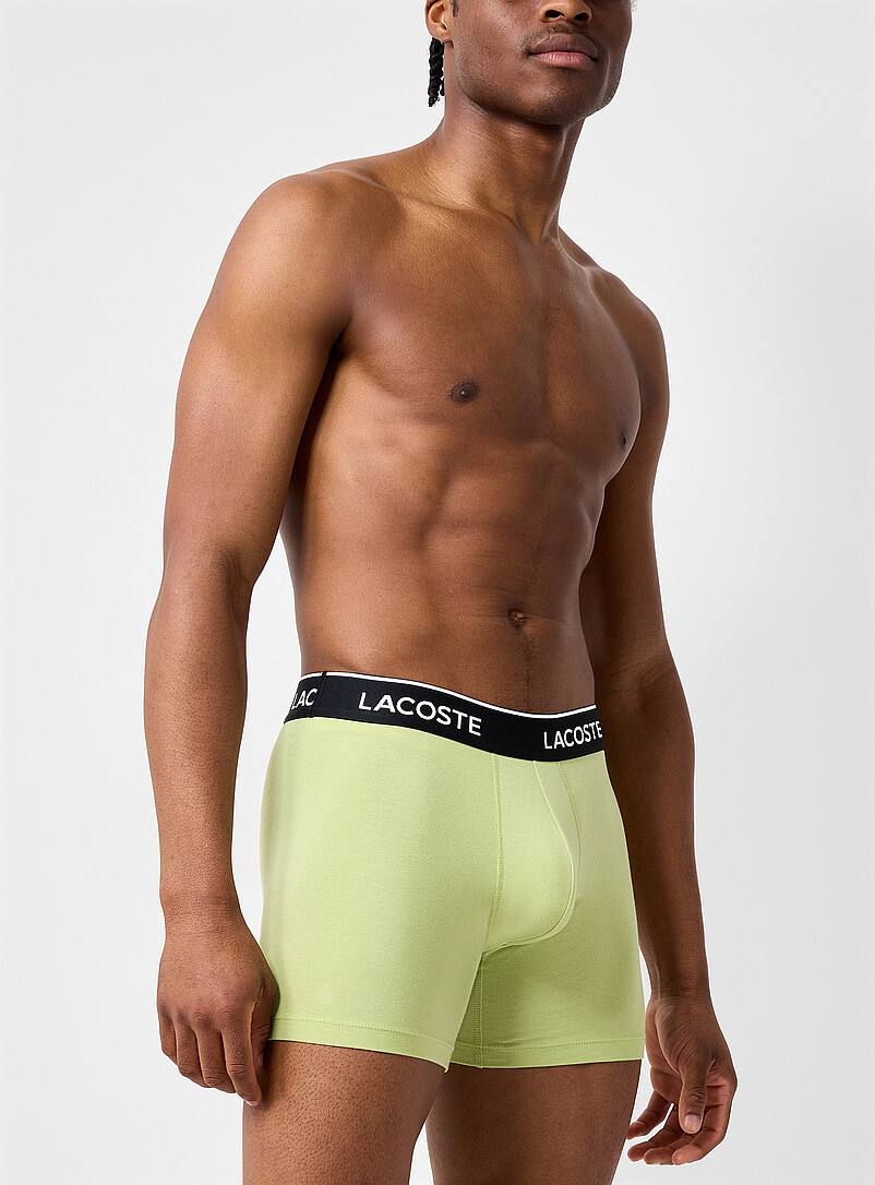 5" Black-Waist Coloured Boxer Brief Cotton Stretch