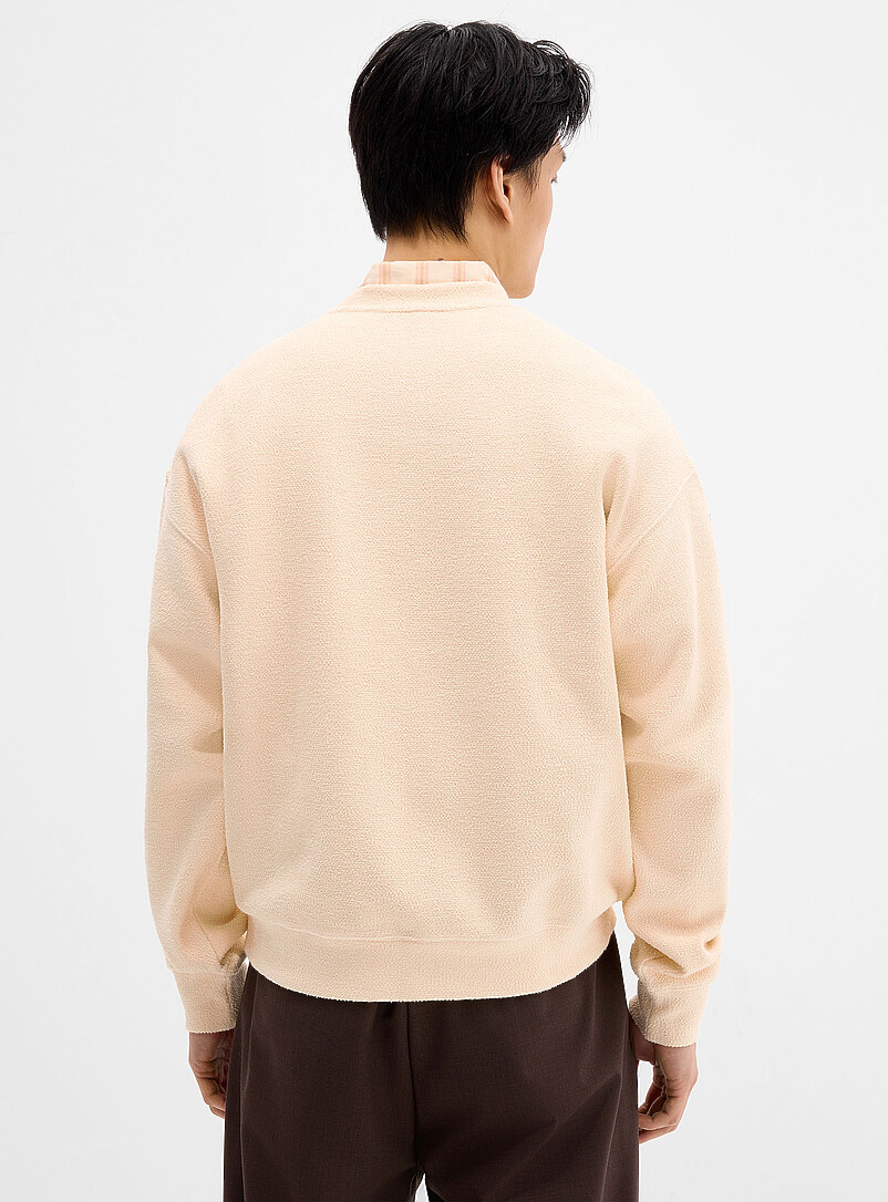 Terry-like textured sweatshirt product image 3