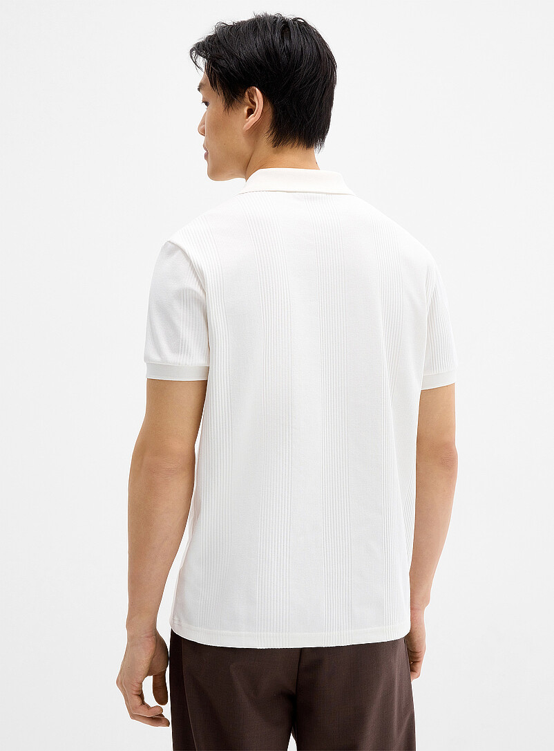 Ribbed block polo product image 3