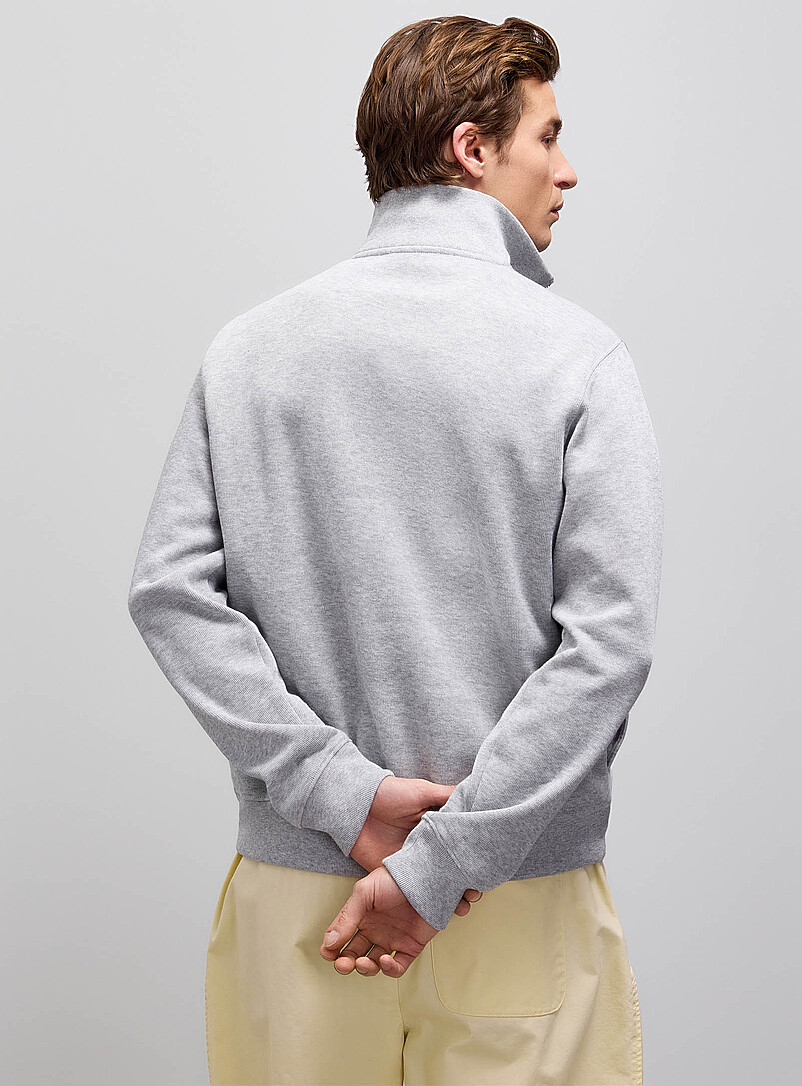 Zippered mock-neck sweatshirt product image 3