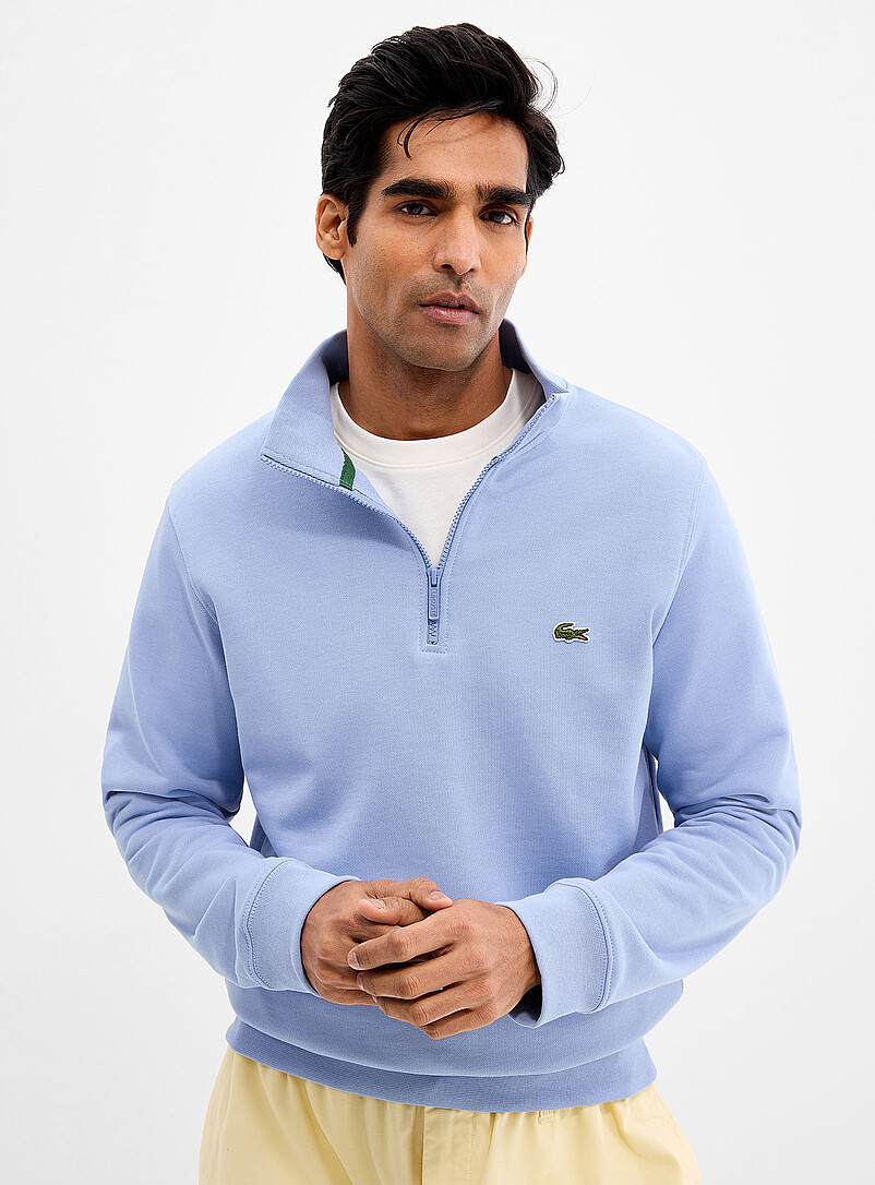 Mock-neck French terry sweatshirt product image 2