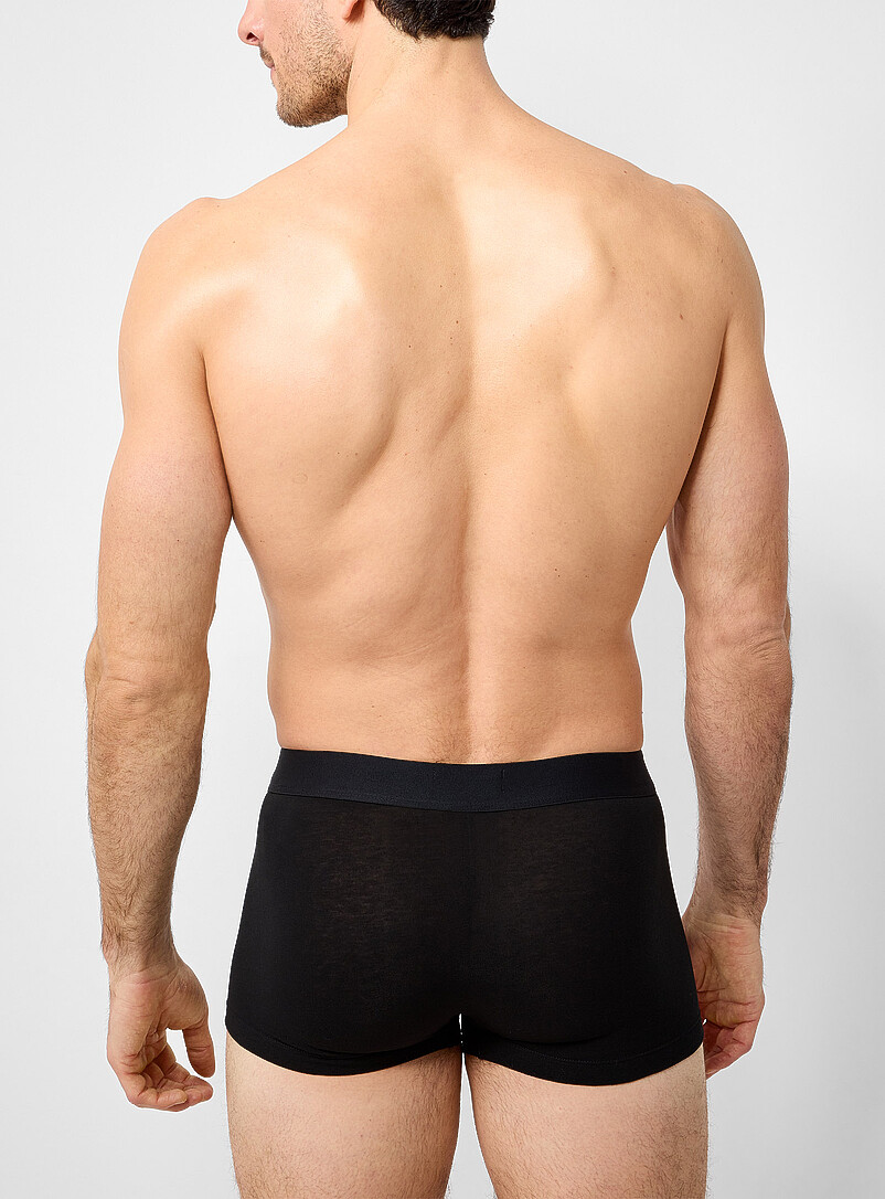 3" ebony stretch trunks Cotton Stretch 3-pack product image 3