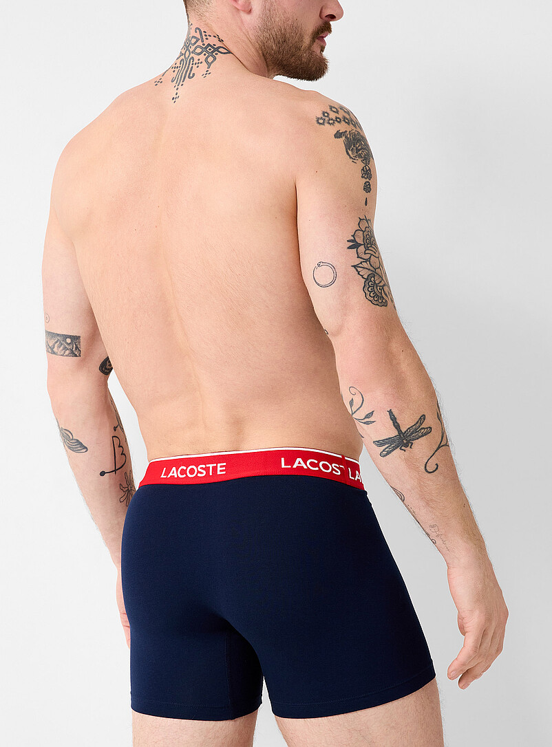 5" white-logo comfort boxer briefs Cotton Stretch 3-pack product image 3