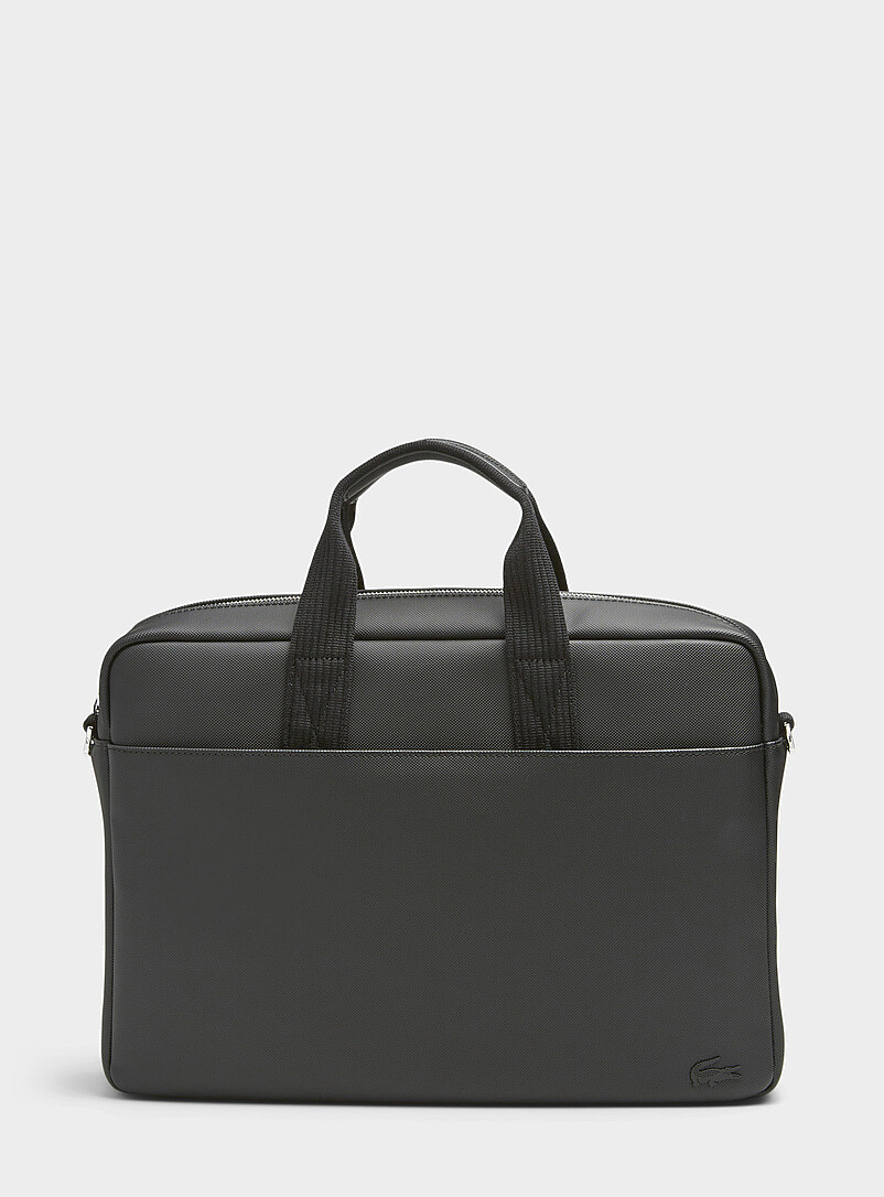 Piqué fabric briefcase product image (primary)