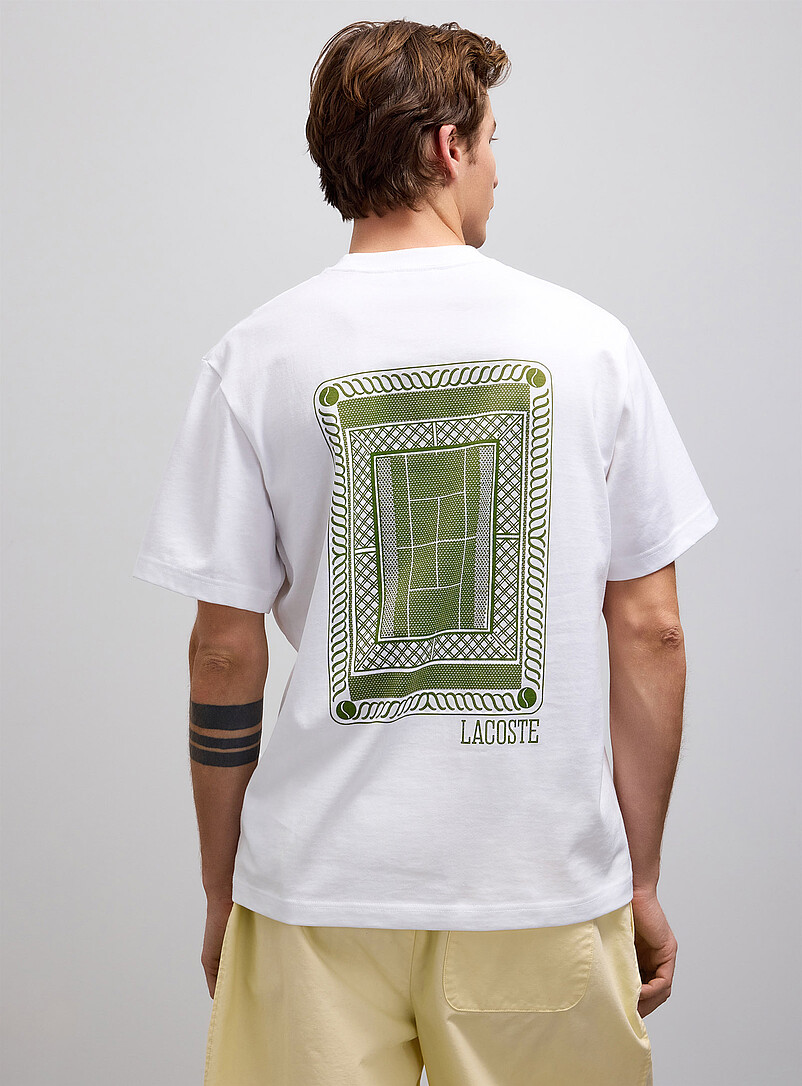 Tennis court T-shirt product image (primary)