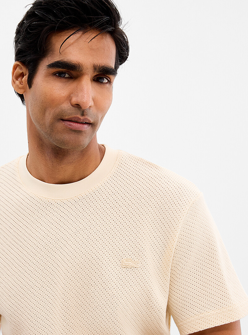 Openwork dot knit T-shirt product image 2