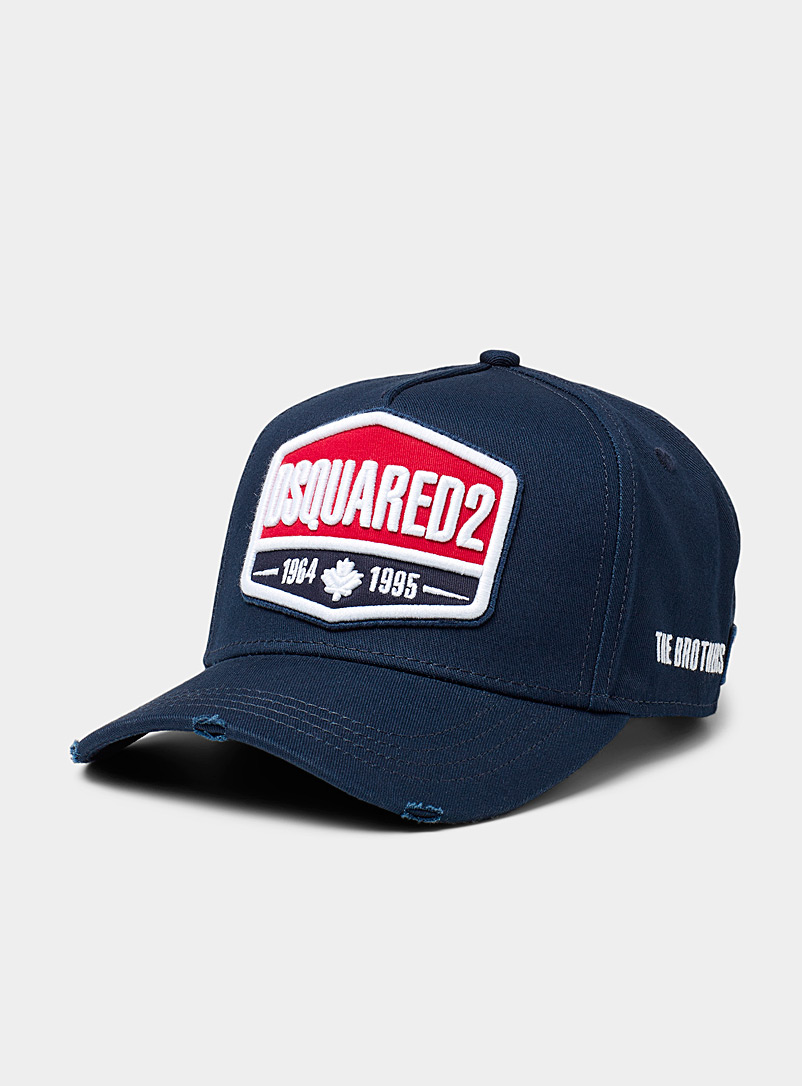Dsquared2 Marine Blue Original patch cap for men