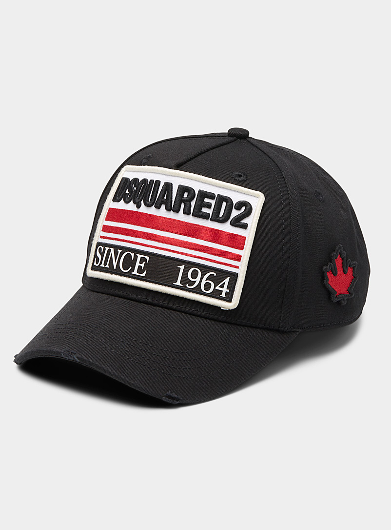 Dsquared2 Black Original signature cap for men