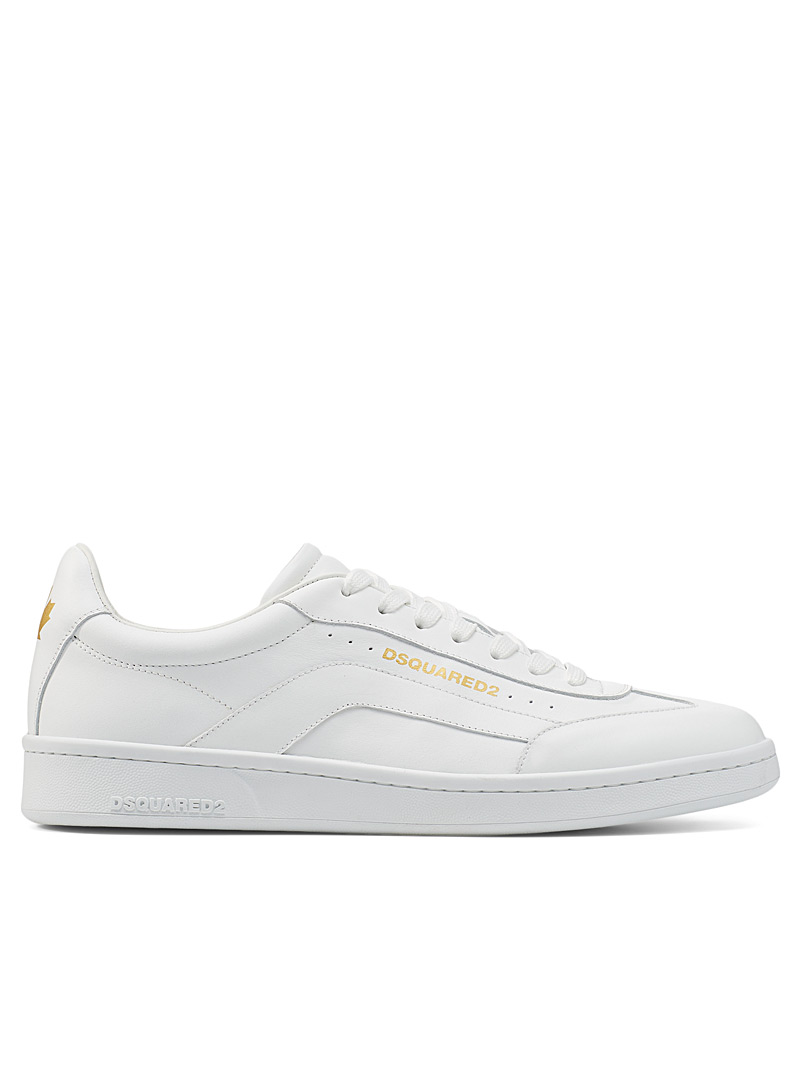 Dsquared2 White Leather sports sneakers Men for men