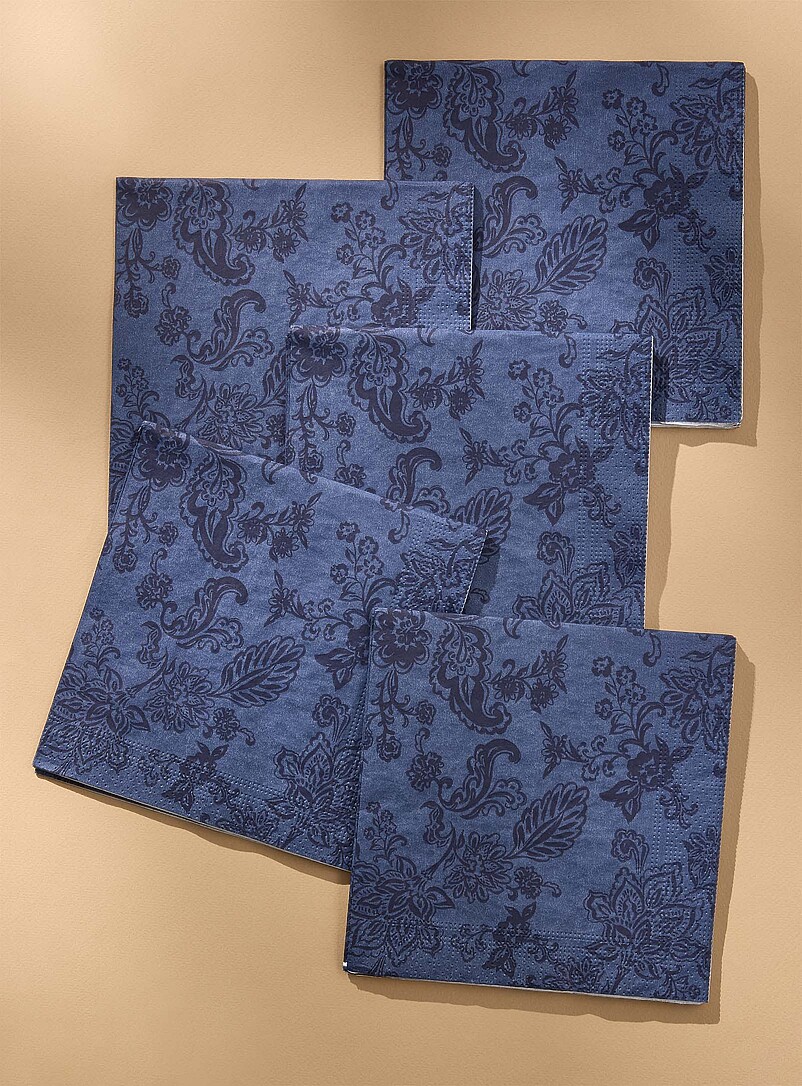 Tapestry effect paper napkins 16.5 x 16.5 cm. Pack of 25. | Simons ...